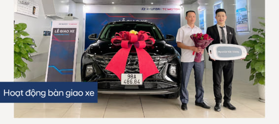 Hyundai Bắc Giang trân trọng bàn giao xe  Hyundai Tucson đến gia đình khách hàng (Anh) Dương Văn Toản