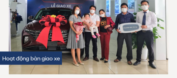 Hyundai Bắc Giang trân trọng bàn giao xe  Hyundai Tucson đến gia đình khách hàng (Anh)Phạm Văn Thuận