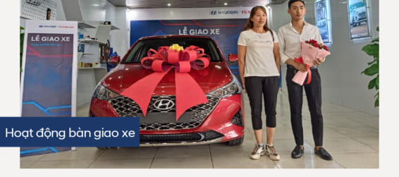 Hyundai Bắc Giang trân trọng bàn giao xe  Hyundai Accent đến gia đình khách hàng (Anh) Trịnh Quang Hà