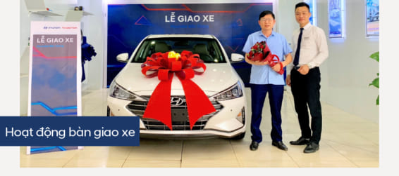 Hyundai Bắc Giang trân trọng bàn giao xe  Hyundai Elantra đến gia đình khách hàng (Anh) Vũ Thanh Tú