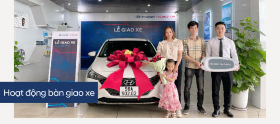 Hyundai Bắc Giang trân trọng bàn giao xe Hyundai Accent đến gia đình khách hàng (Anh) Nguyễn Văn Kha