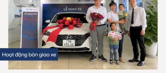 Hyundai Bắc Giang trân trọng bàn giao xe Hyundai Accent đến khách hàng (Anh) Nguyễn Văn Ngọc