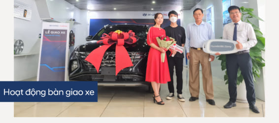 Hyundai Bắc Giang trân trọng bàn giao xe  Hyundai Tucson đến khách hàng (Chị) Nguyễn Thị Ngân