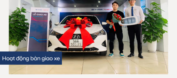 Hyundai Bắc Giang trân trọng bàn giao xe  Hyundai Accent đến gia đình khách hàng (Anh) Vũ Trí Ngọc