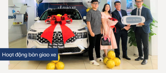 Hyundai Bắc Giang trân trọng bàn giao xe Hyundai SantaFe đến khách hàng (Anh) Đào Công Tuyên
