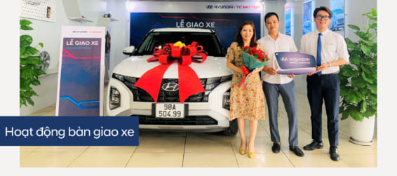 Hyundai Bắc Giang trân trọng bàn giao xe  Hyundai Creta Allnew đến gia đình khách hàng (Anh) Đào Văn Hòa