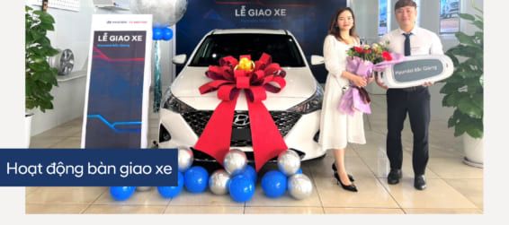 Hyundai Bắc Giang trân trọng bàn giao xe Hyundai Accent đến gia đình khách hàng (Chị) Nguyễn Mai Linh