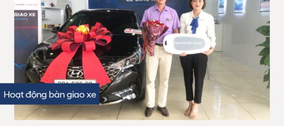 Hyundai Bắc Giang trân trọng bàn giao xe  Hyundai Accent đến gia đình khách hàng (Anh) Nguyễn Thái Hạnh