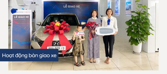 Hyundai Bắc Giang trân trọng bàn giao xe  Hyundai Accent đến gia đình khách hàng (Anh) Dương Minh Đoàn