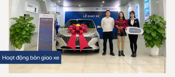 Hyundai Bắc Giang trân trọng bàn giao xe Hyundai Accent đến gia đình khách hàng (Anh) Trần Văn Long