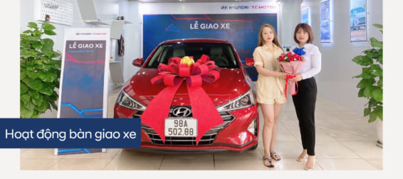 Hyundai Bắc Giang trân trọng bàn giao xe Hyundai Elantra đến gia đình khách hàng (Chị) Nguyễn Thị Thảo