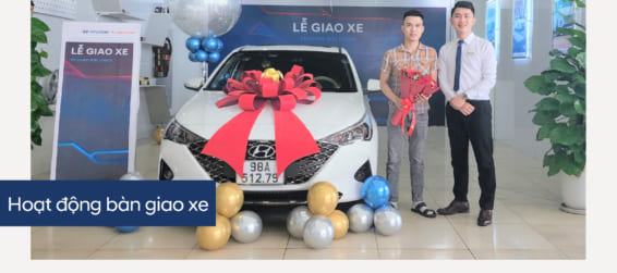 Hyundai Bắc Giang trân trọng bàn giao xe  Hyundai Accent đến gia đình khách hàng (Anh) Nguyễn Văn Trung