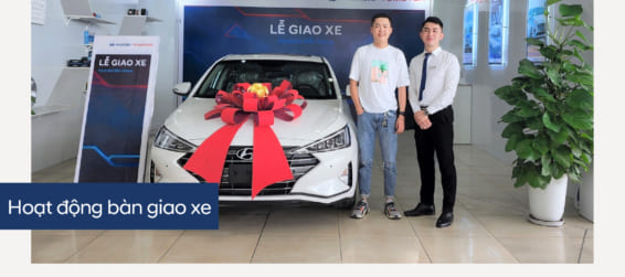 Hyundai Bắc Giang trân trọng bàn giao xe  Hyundai Elantra đến gia đình khách hàng (Anh) Đặng Đình Ngọc