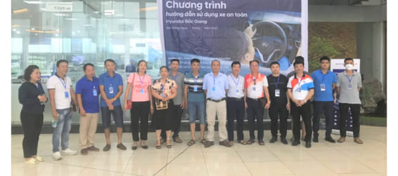 Chương trình Hướng Dẫn Sử Dụng Xe An Toàn tại đại lý Hyundai Bắc Giang  tháng 8 năm 2022