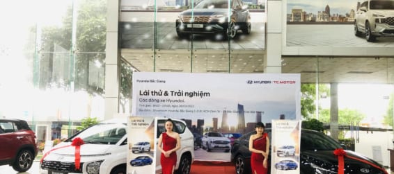 Thư cảm ơn khách hàng tới sự kiện lái thử và trải nghiệm các dòng xe Hyundai ngày 26/03/2023 tại Hyundai Bắc Giang